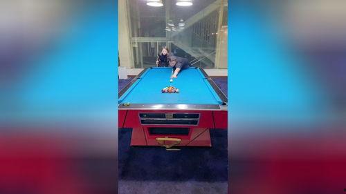 欧美台球搞笑视频