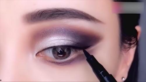 欧美眼睛妆视频,打造深邃迷人电眼魅力